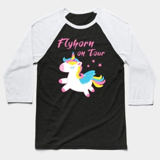 Flying Unicorn Baseball T-Shirt